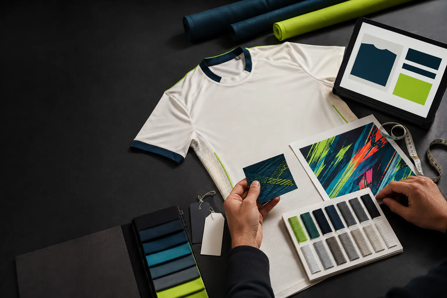 Imagen conceptual de una propuesta de personalización textil