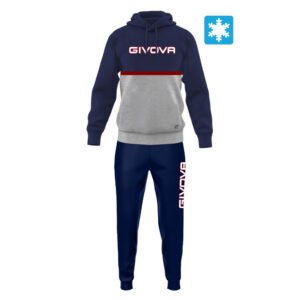 Chándal Givova Tuta Italia Felpa Con Gorro Bicolor – LIM06